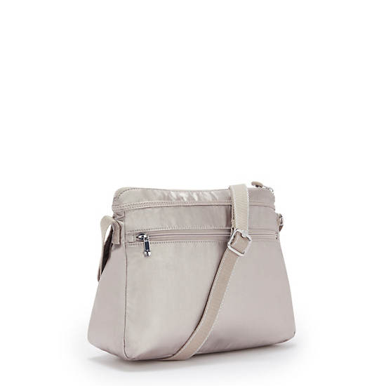 Sacs Crossbody Kipling Aisling Metallic Argent | FR 2168FD